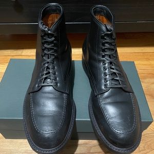Alden Black Leather Men's Boots